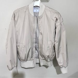 OLD NAVY cropped bomber jacket.